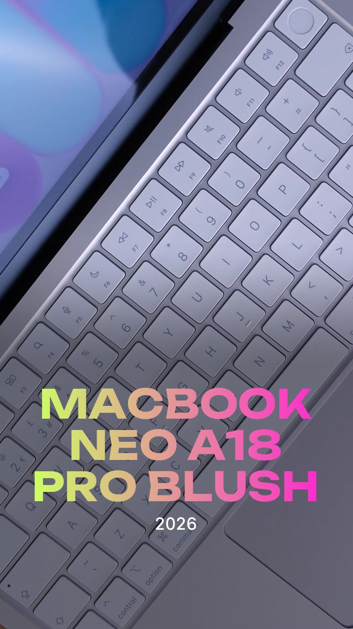 Apple MacBook Neo (2026) A18 Pro (6CPU/5GPU/8GB/512GB) Blush (MHFJ4)