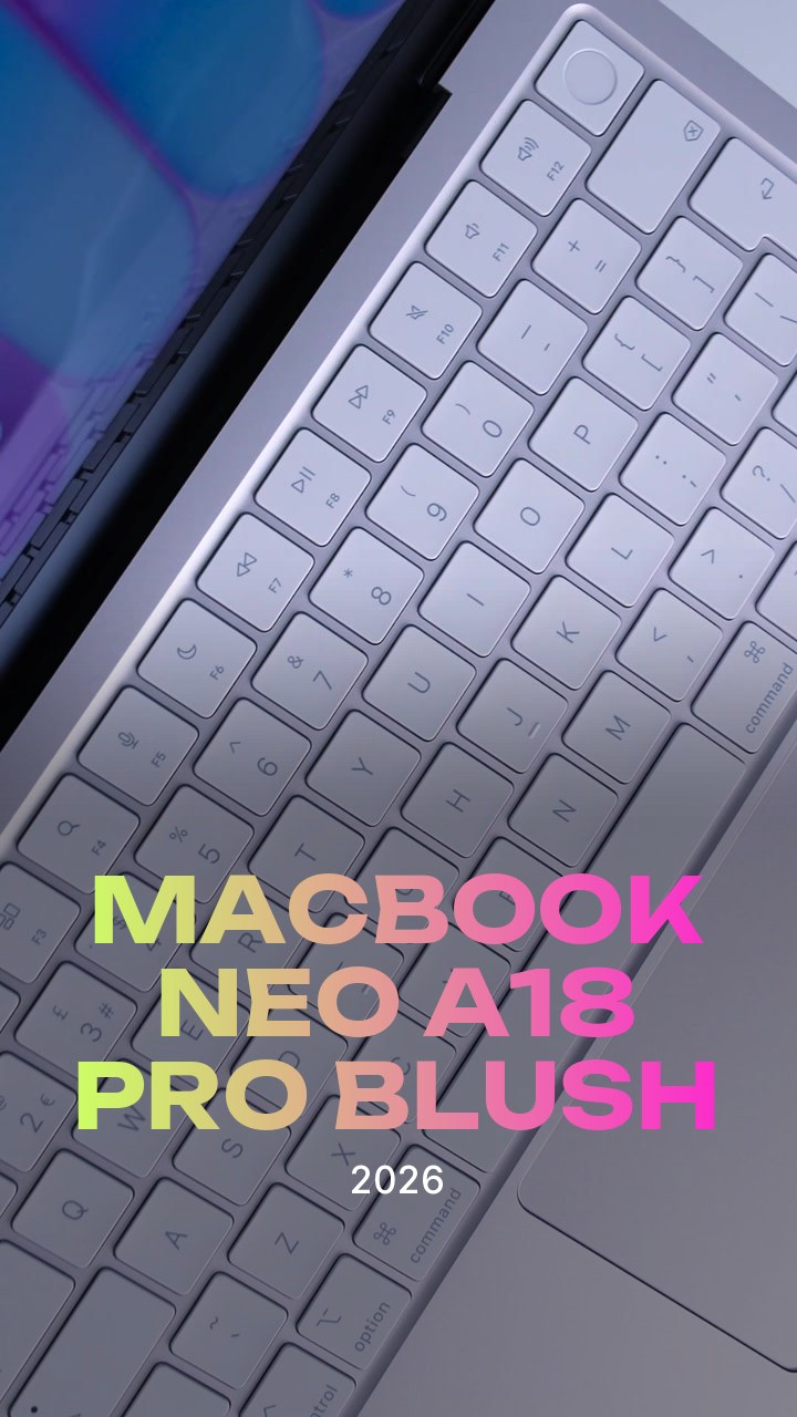 Apple MacBook Neo (2026) A18 Pro (6CPU/5GPU/8GB/512GB) Blush (MHFJ4)