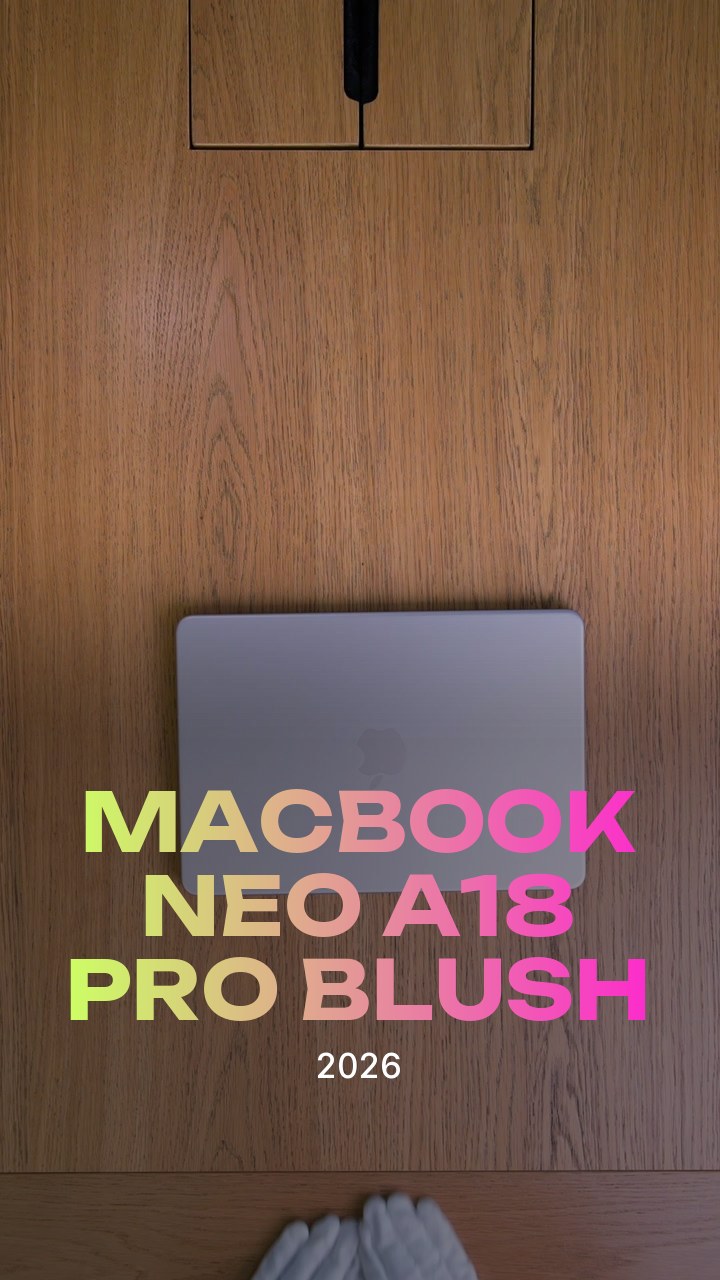Apple MacBook Neo (2026) A18 Pro (6CPU/5GPU/8GB/512GB) Blush (MHFJ4)