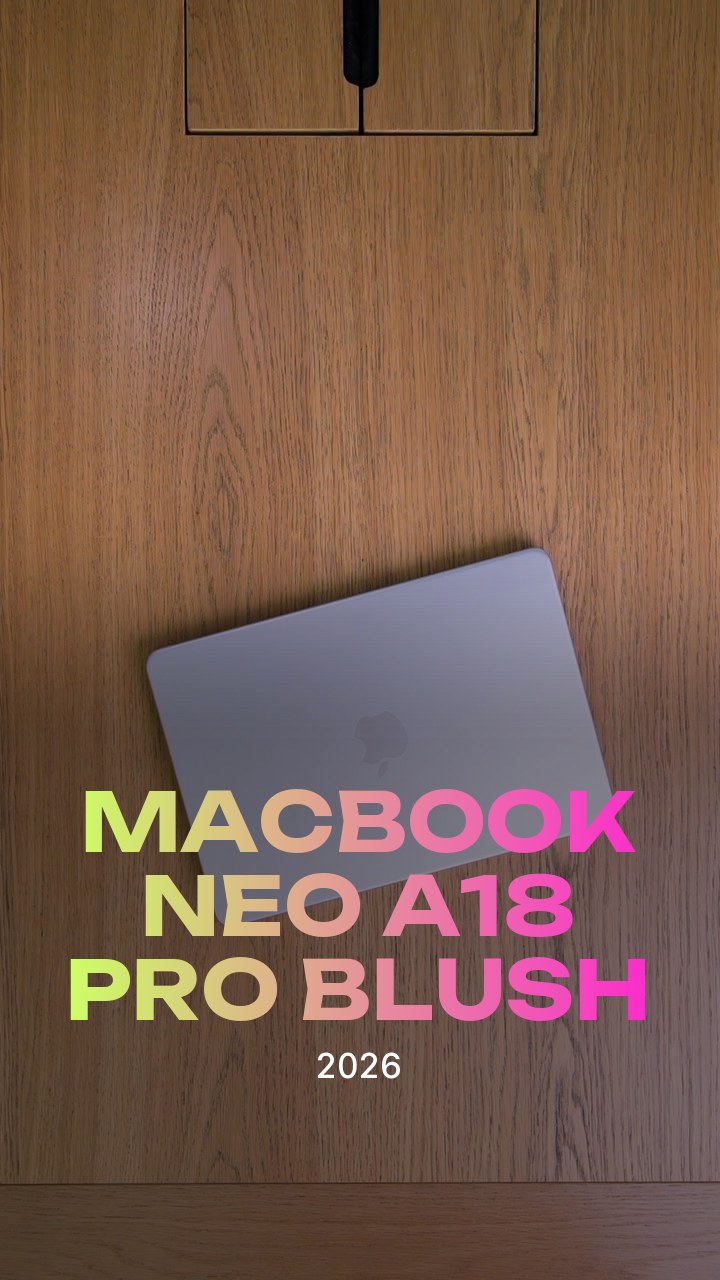 Apple MacBook Neo (2026) A18 Pro (6CPU/5GPU/8GB/512GB) Blush (MHFJ4)