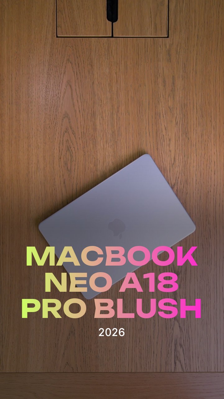 Apple MacBook Neo (2026) A18 Pro (6CPU/5GPU/8GB/512GB) Blush (MHFJ4)