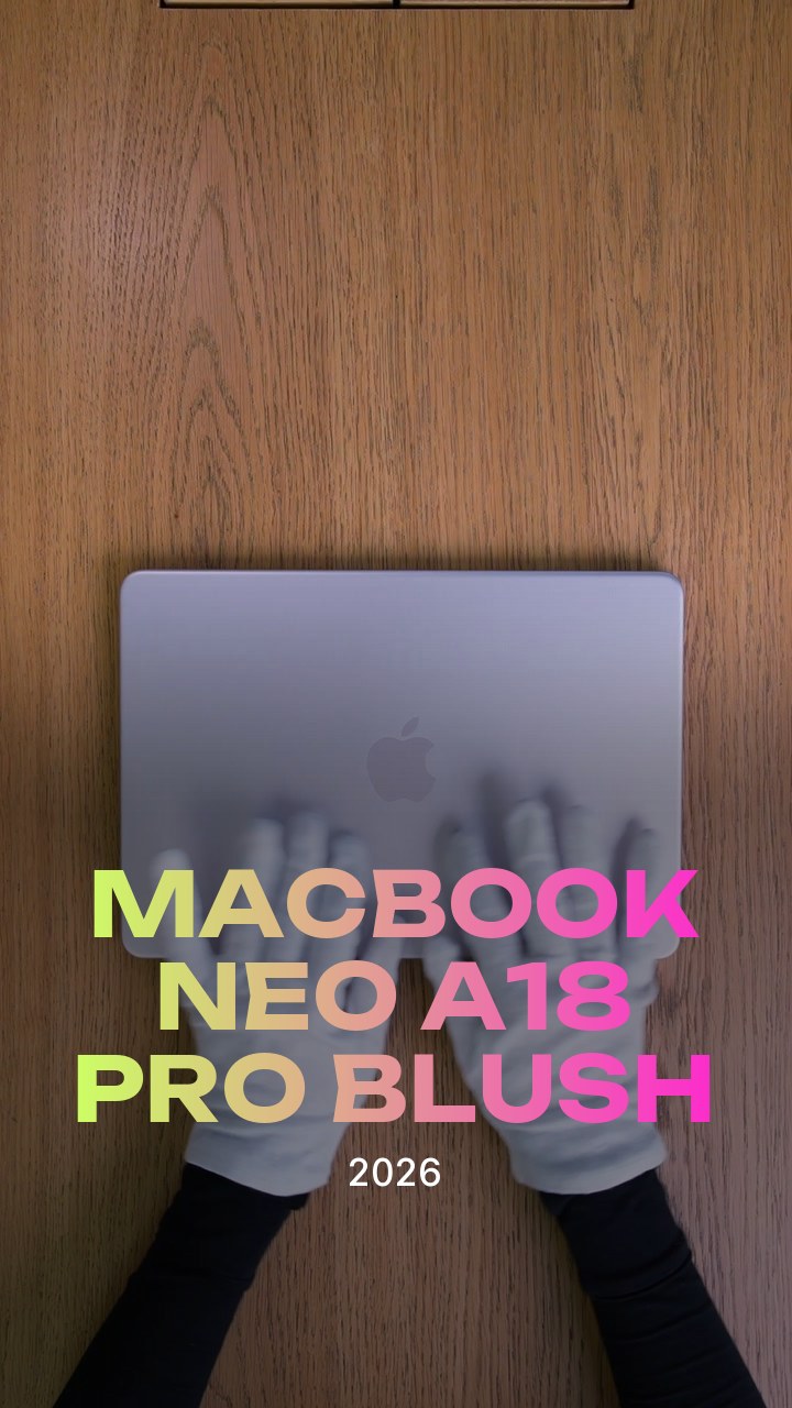 Apple MacBook Neo (2026) A18 Pro (6CPU/5GPU/8GB/512GB) Blush (MHFJ4)