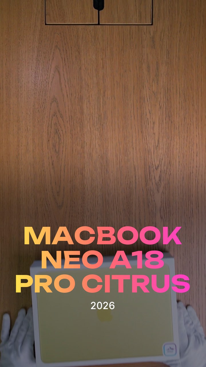 Apple MacBook Neo (2026) A18 Pro (6CPU/5GPU/8GB/512GB) Citrus (MHFE4)