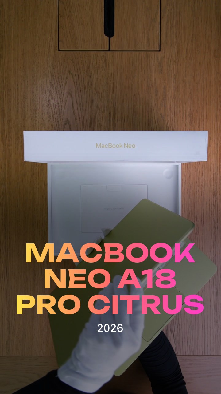 Apple MacBook Neo (2026) A18 Pro (6CPU/5GPU/8GB/512GB) Citrus (MHFE4)