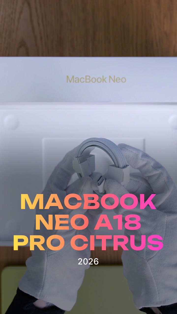 Apple MacBook Neo (2026) A18 Pro (6CPU/5GPU/8GB/512GB) Citrus (MHFE4)