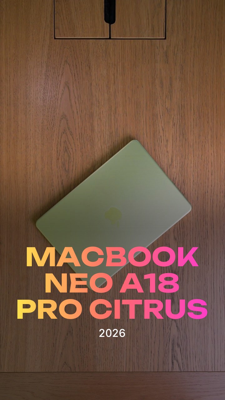 Apple MacBook Neo (2026) A18 Pro (6CPU/5GPU/8GB/512GB) Citrus (MHFE4)