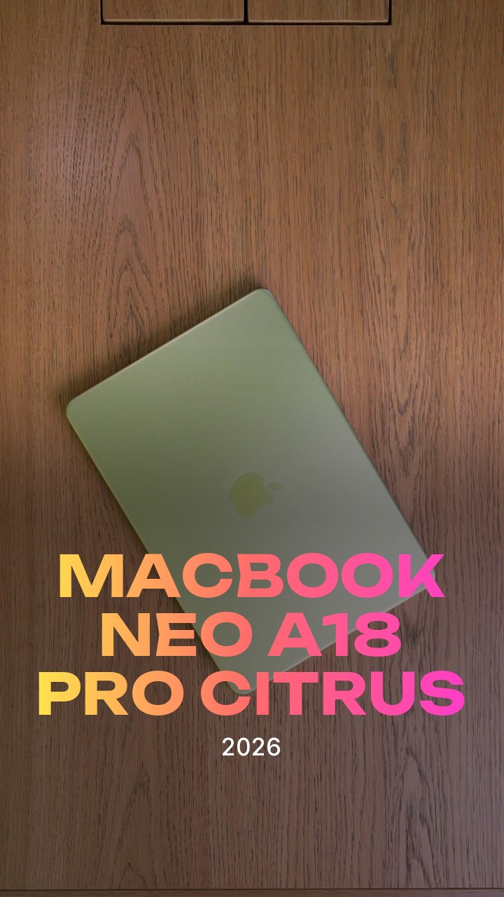Apple MacBook Neo (2026) A18 Pro (6CPU/5GPU/8GB/512GB) Citrus (MHFE4)