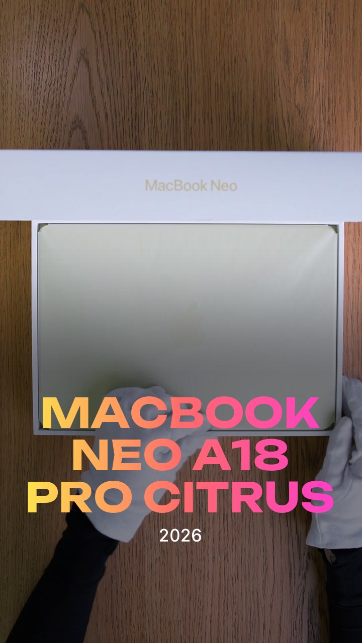 Apple MacBook Neo (2026) A18 Pro (6CPU/5GPU/8GB/512GB) Citrus (MHFE4)