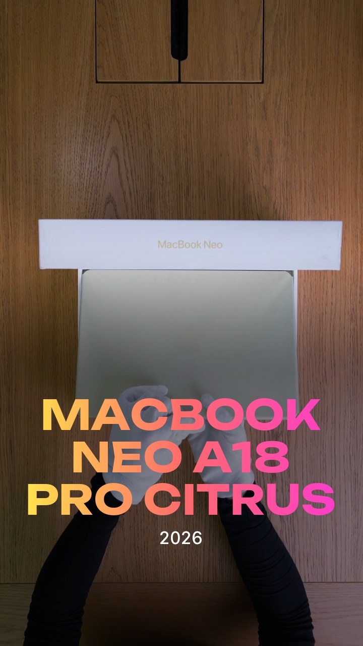Apple MacBook Neo (2026) A18 Pro (6CPU/5GPU/8GB/512GB) Citrus (MHFE4)