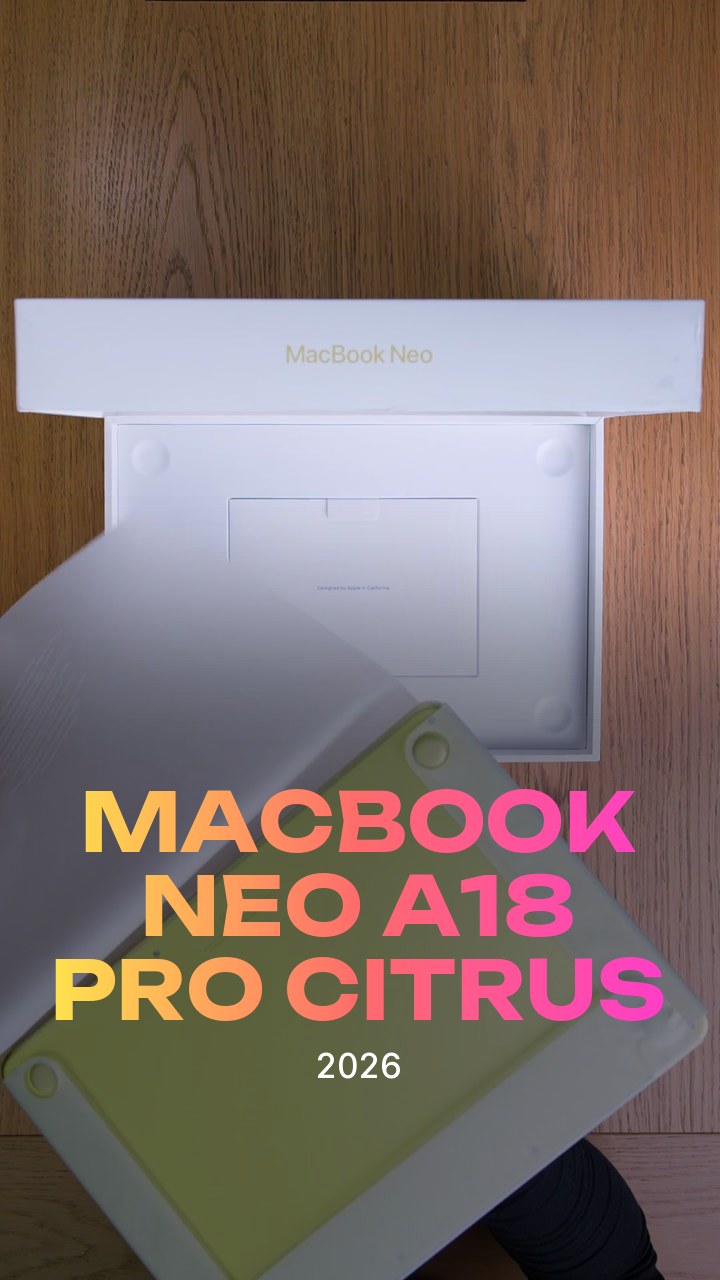 Apple MacBook Neo (2026) A18 Pro (6CPU/5GPU/8GB/512GB) Citrus (MHFE4)