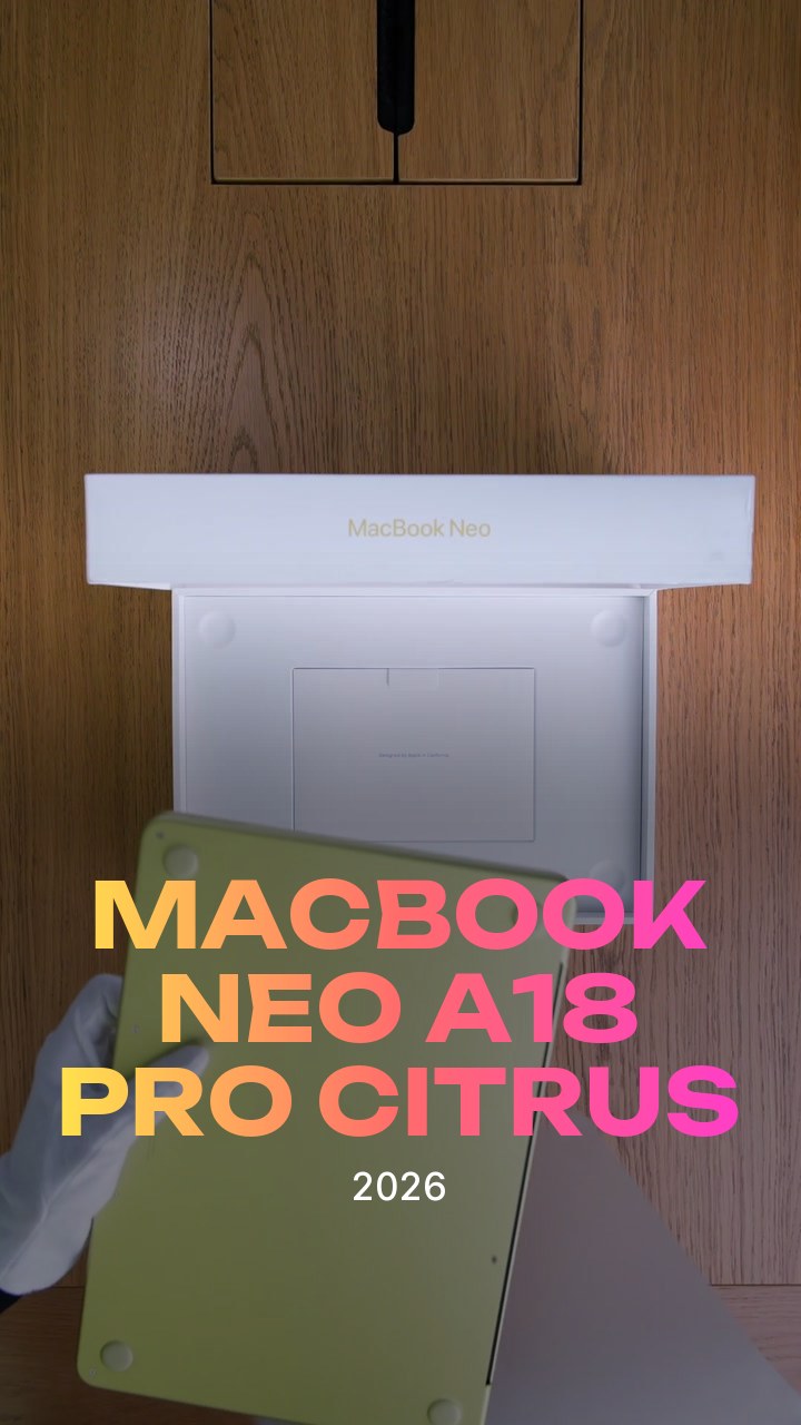 Apple MacBook Neo (2026) A18 Pro (6CPU/5GPU/8GB/512GB) Citrus (MHFE4)