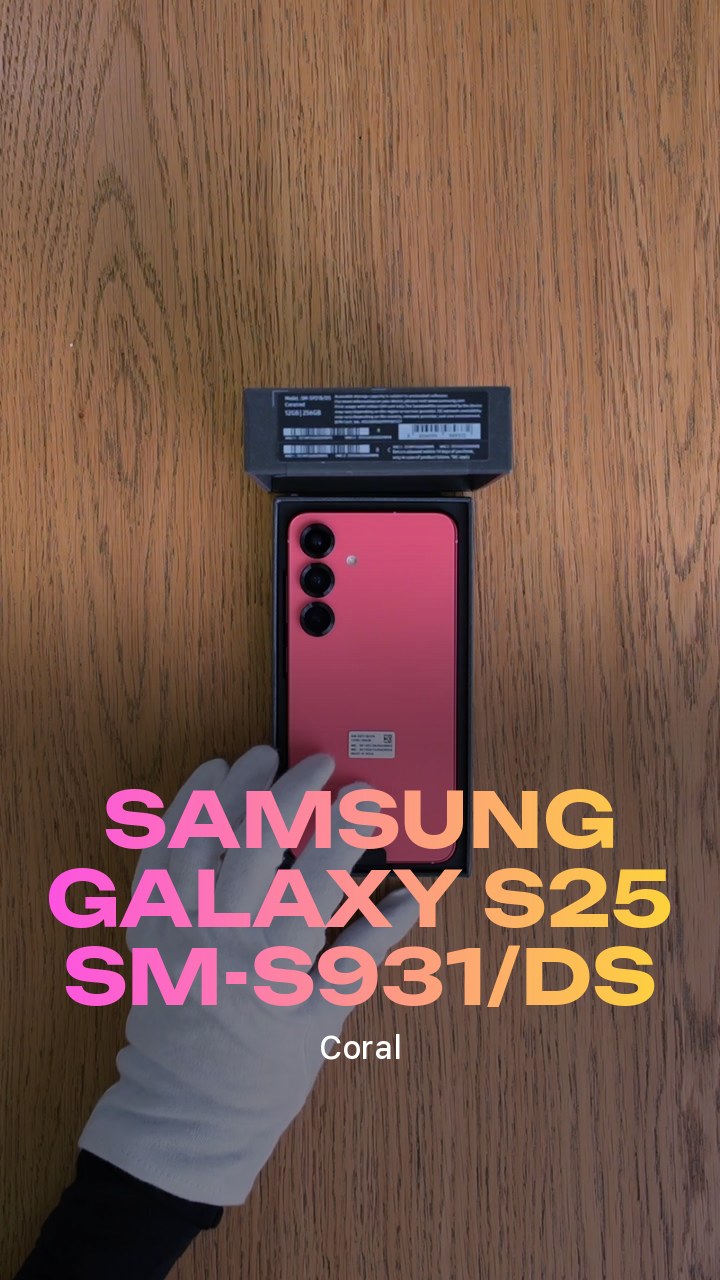 Смартфон Samsung Galaxy S25 5G (Coral) SM-S931/DS