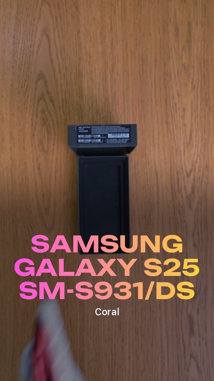 Смартфон Samsung Galaxy S25 5G (Coral) SM-S931/DS