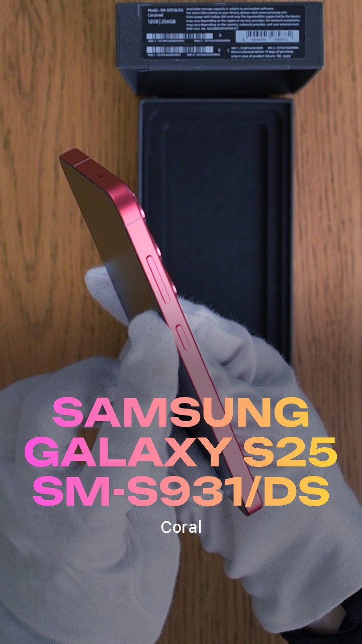 Смартфон Samsung Galaxy S25 5G (Coral) SM-S931/DS