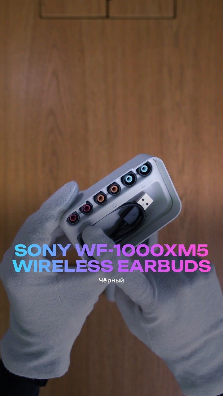 Sony WF-1000XM5 Wireless Earbuds (Чёрный)