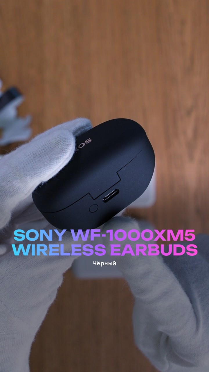 Sony WF-1000XM5 Wireless Earbuds (Чёрный)