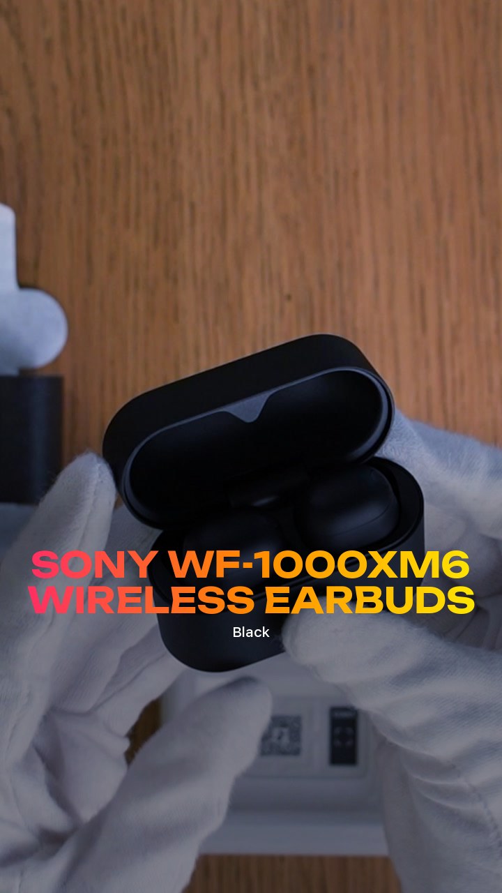 Sony WF-1000XM6 Wireless Earbuds (Black)