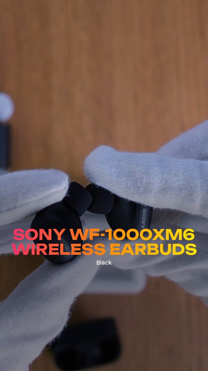Sony WF-1000XM6 Wireless Earbuds (Black)