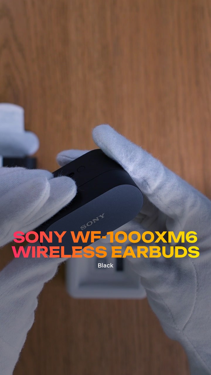 Sony WF-1000XM6 Wireless Earbuds (Black)