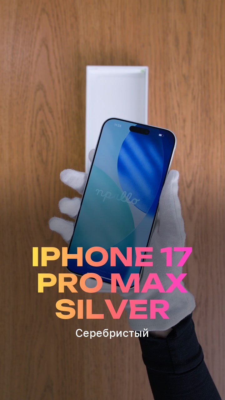 Apple iPhone 17 Pro Max Silver (Серебристый) eSim + eSim