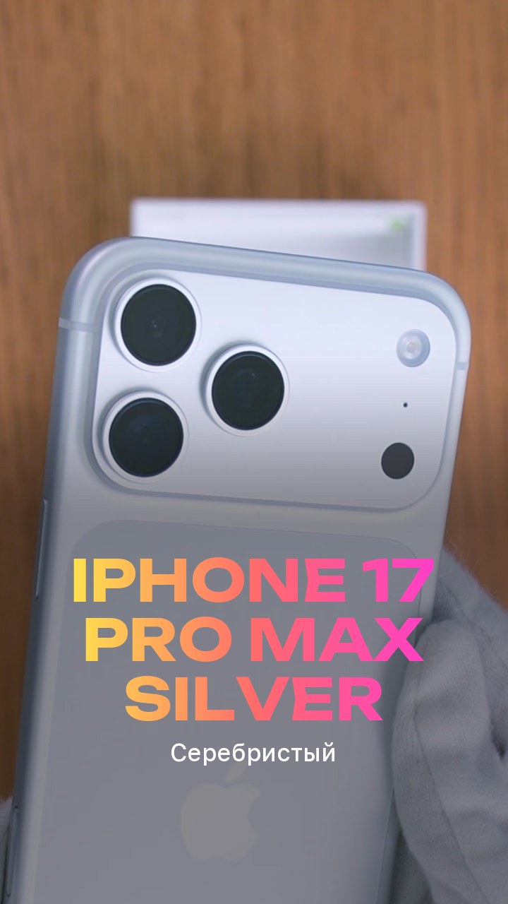 Apple iPhone 17 Pro Max Silver (Серебристый) eSim + eSim