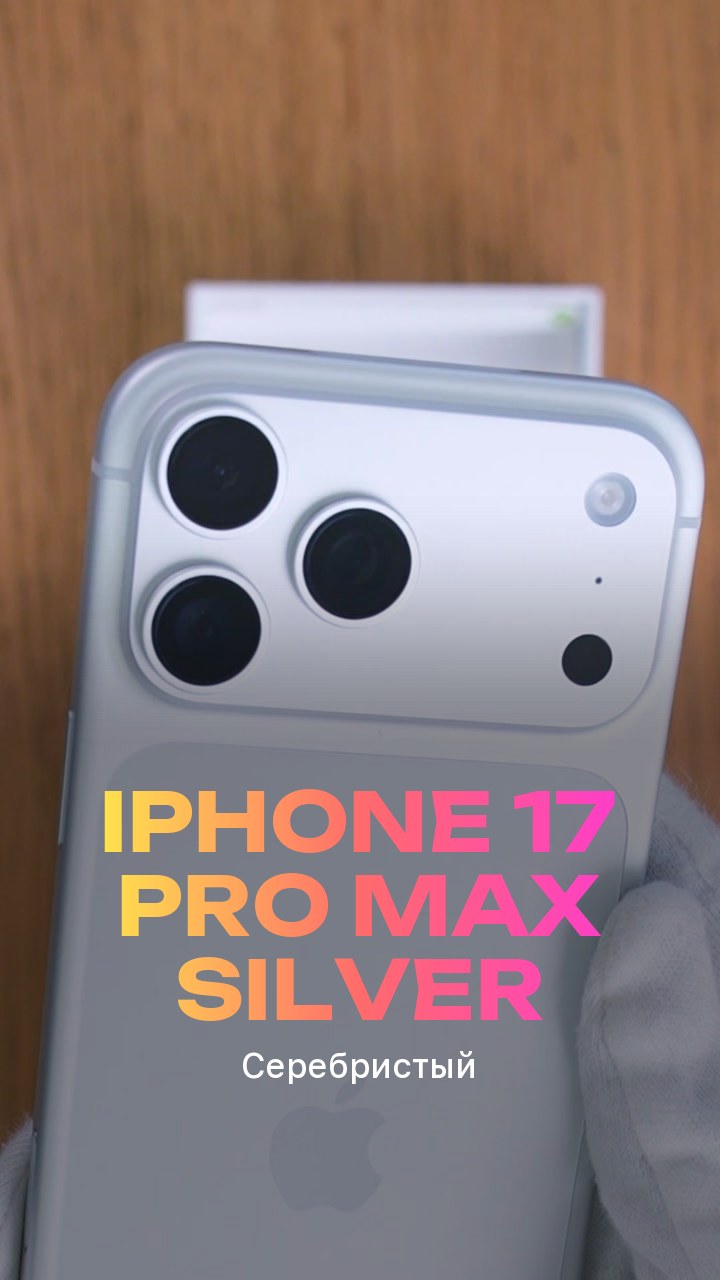 Apple iPhone 17 Pro Max Silver (Серебристый) eSim + eSim