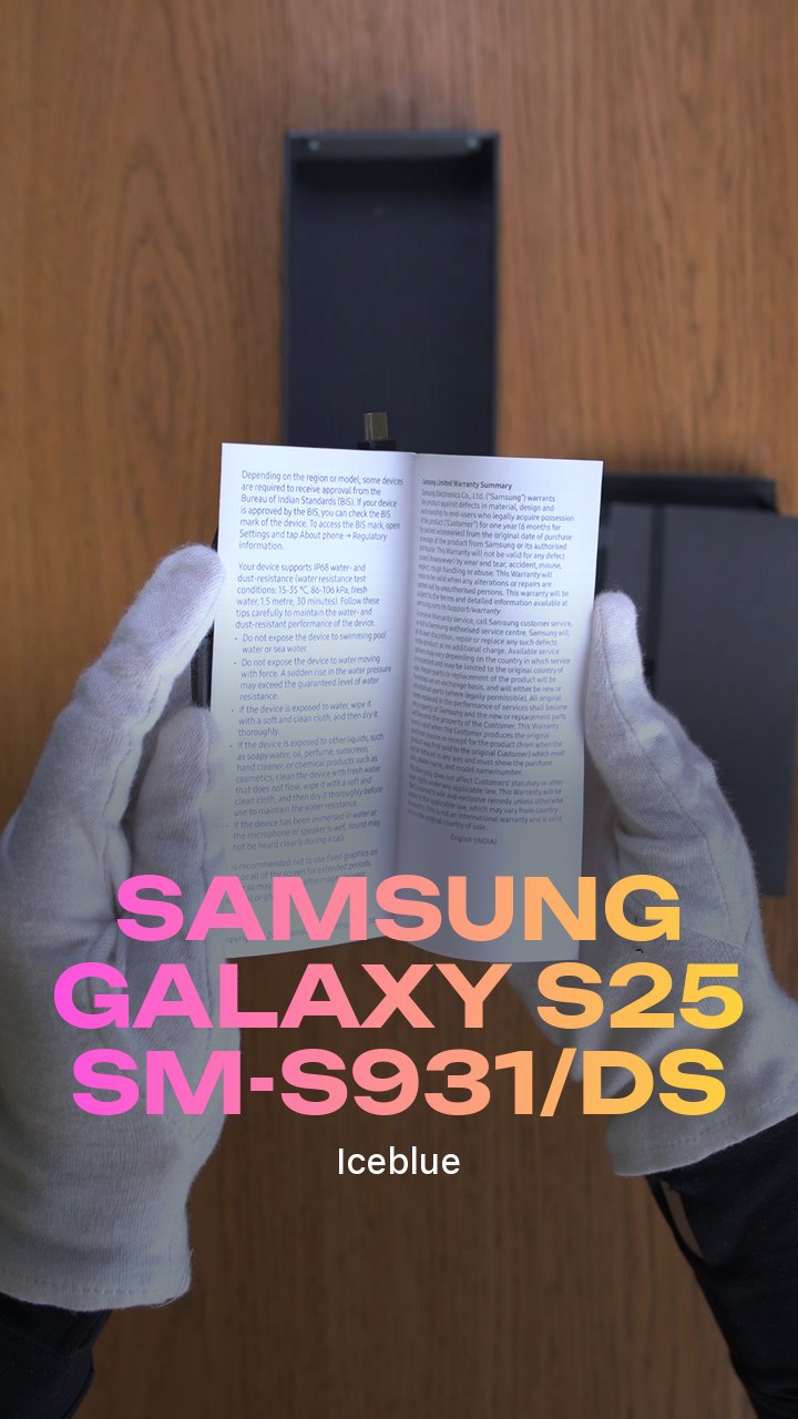 Смартфон Samsung Galaxy S25 5G (Iceblue) SM-S931/DS (Dual Nano-sim + eSim)