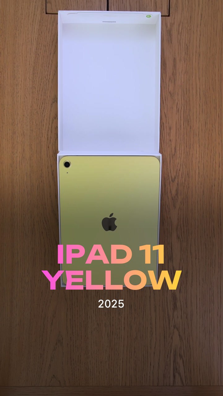 Apple iPad 11 (2025) Wi-Fi Yellow (Желтый)