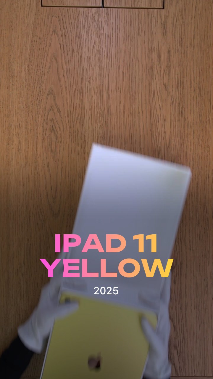 Apple iPad 11 (2025) Wi-Fi Yellow (Желтый)