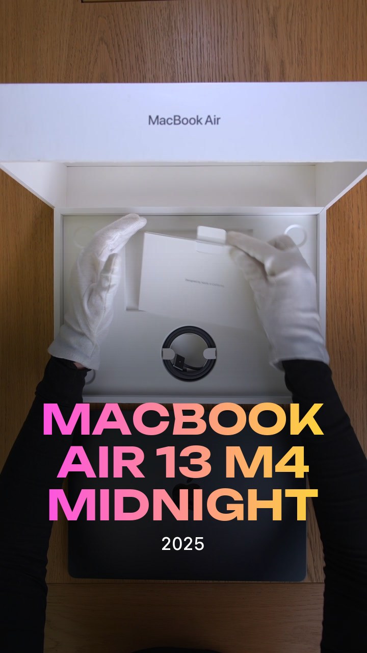 Apple MacBook Air 13 (2025) M4 (10CPU/8GPU/16GB/256GB) Midnight (MW123)