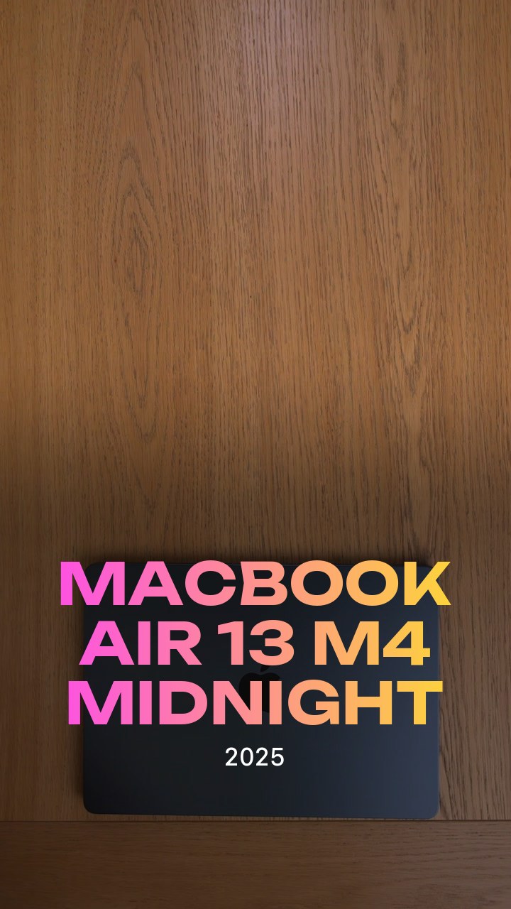 Apple MacBook Air 13 (2025) M4 (10CPU/8GPU/16GB/256GB) Midnight (MW123)