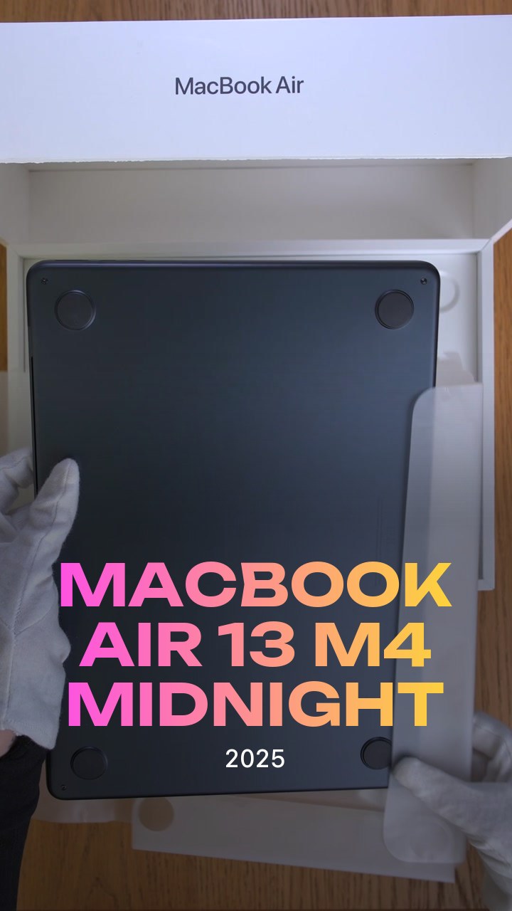 Apple MacBook Air 13 (2025) M4 (10CPU/8GPU/16GB/256GB) Midnight (MW123)