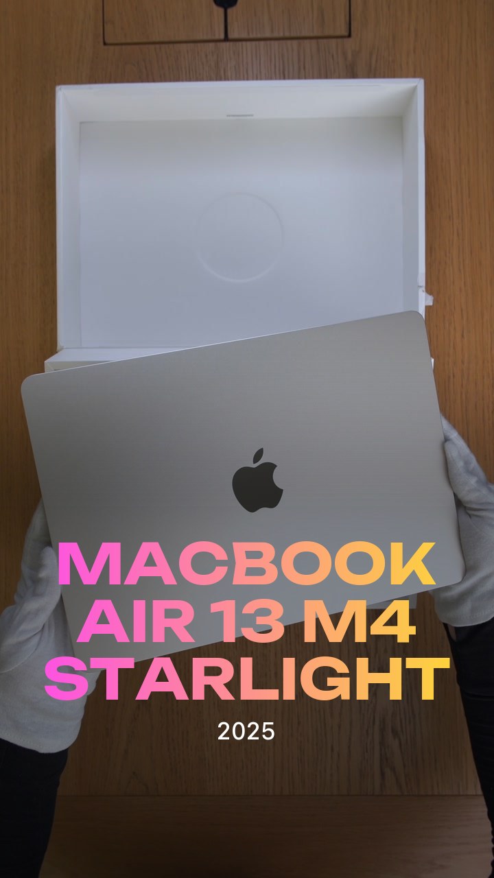 Apple MacBook Air 13 (2025) M4 (10CPU/8GPU/16GB/256GB) Starlight (MW0Y3)