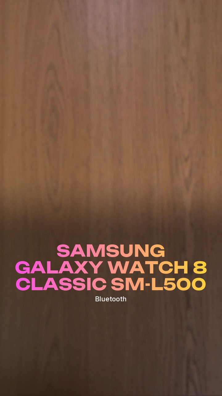 Samsung Galaxy Watch 8 Classic (Bluetooth) 46mm (Black) SM-L500