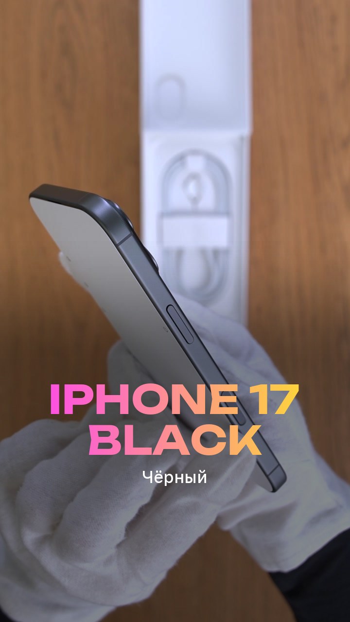 Apple iPhone 17 Black (Чёрный) Nano-sim + eSim