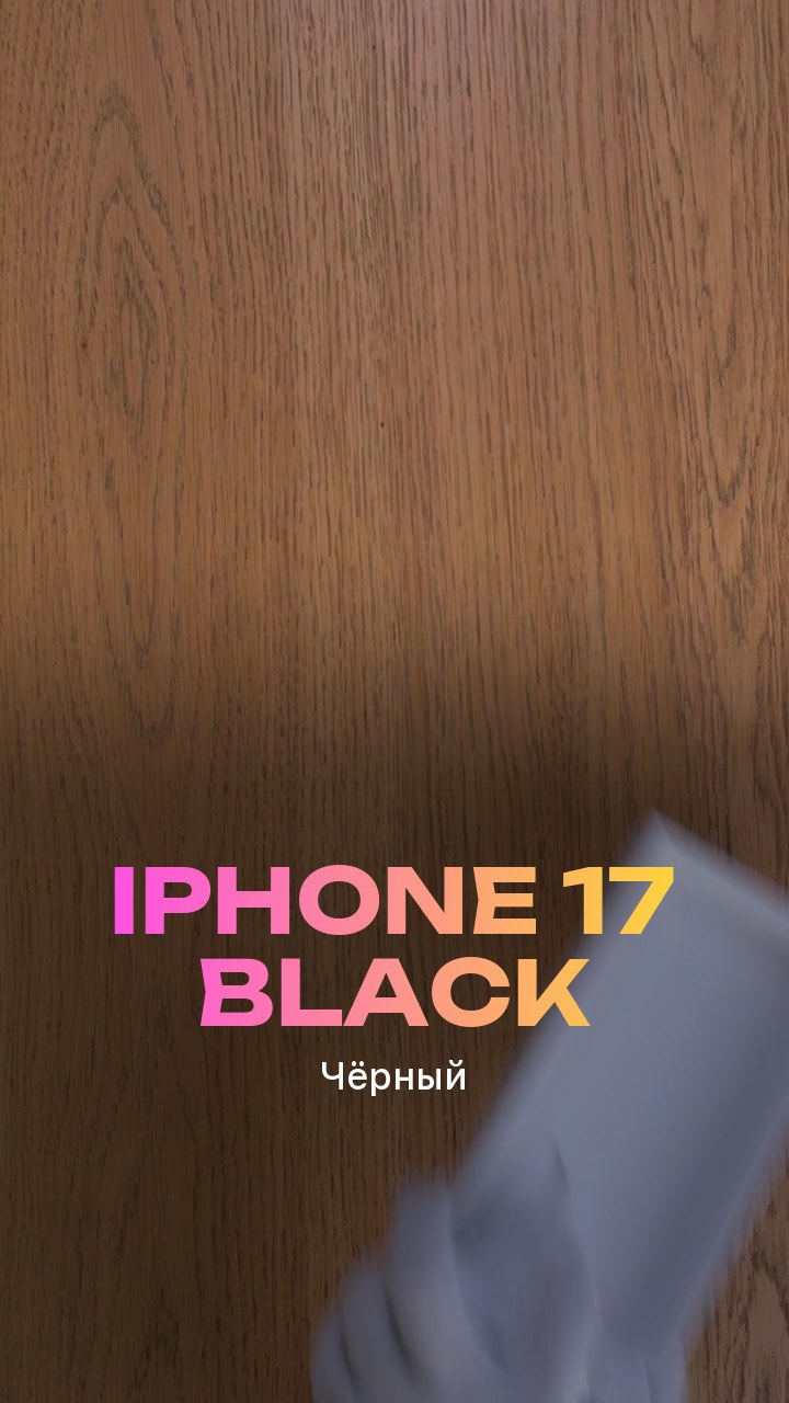 Apple iPhone 17 Black (Чёрный) Nano-sim + eSim