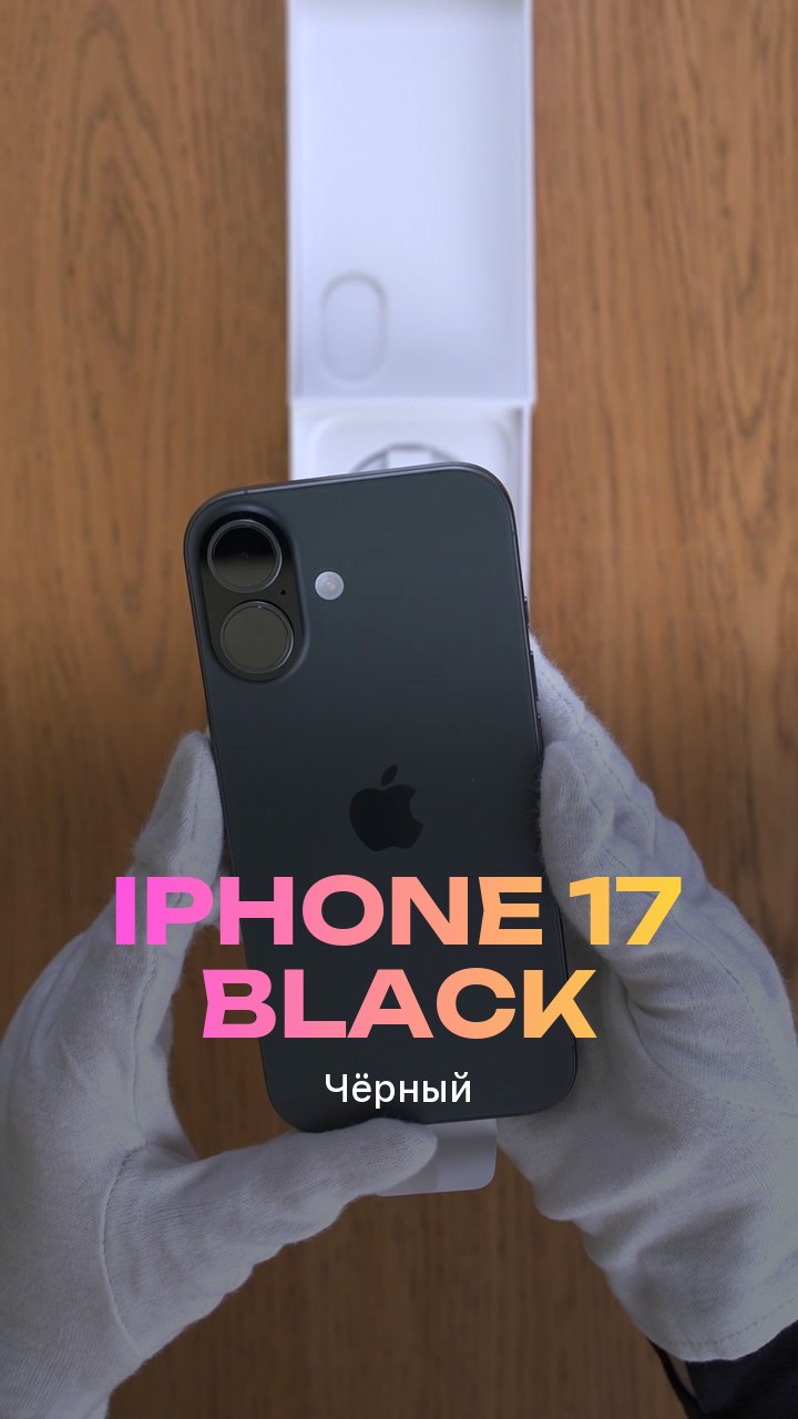 Apple iPhone 17 Black (Чёрный) Nano-sim + eSim