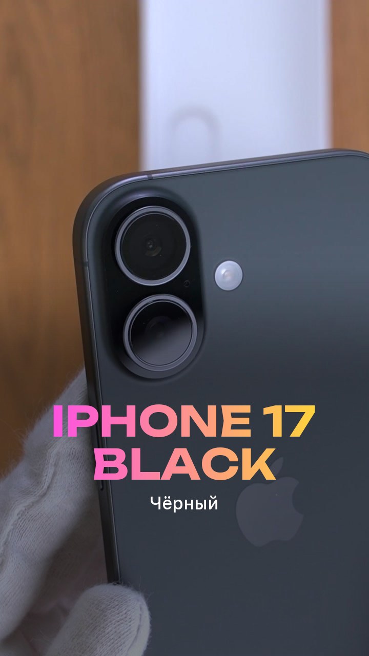 Apple iPhone 17 Black (Чёрный) Nano-sim + eSim