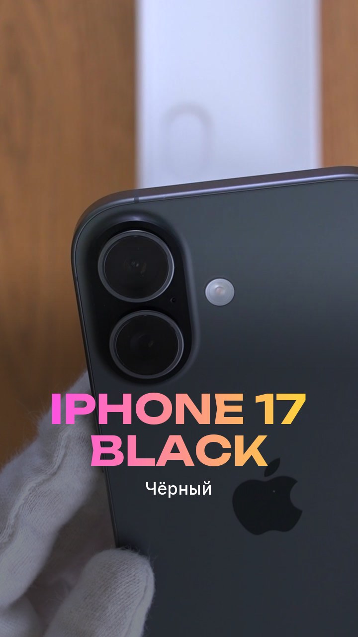 Apple iPhone 17 Black (Чёрный) Nano-sim + eSim
