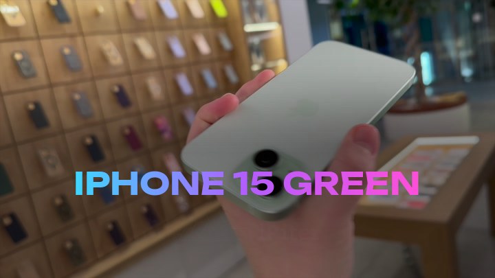 iPhone 15 Green