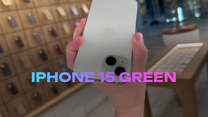 iPhone 15 Green