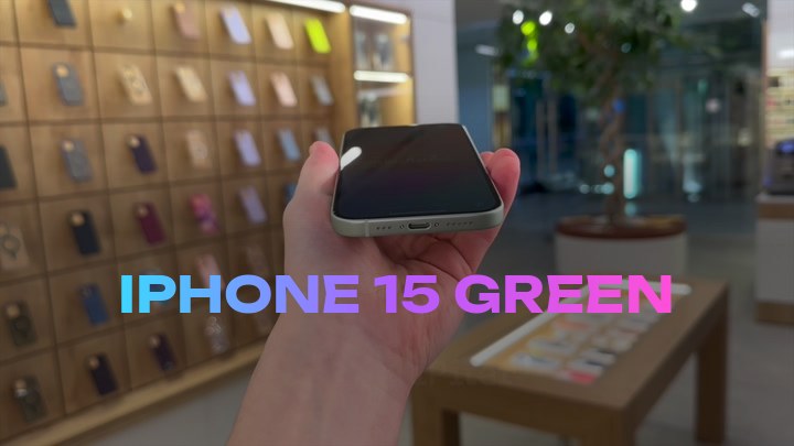 iPhone 15 Green