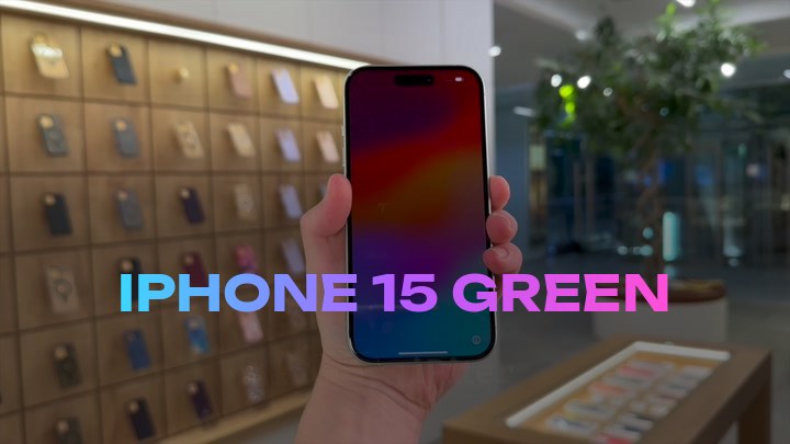 iPhone 15 Green