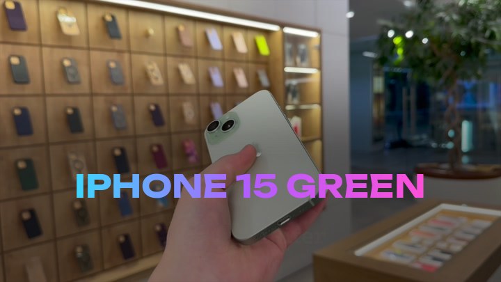 iPhone 15 Green