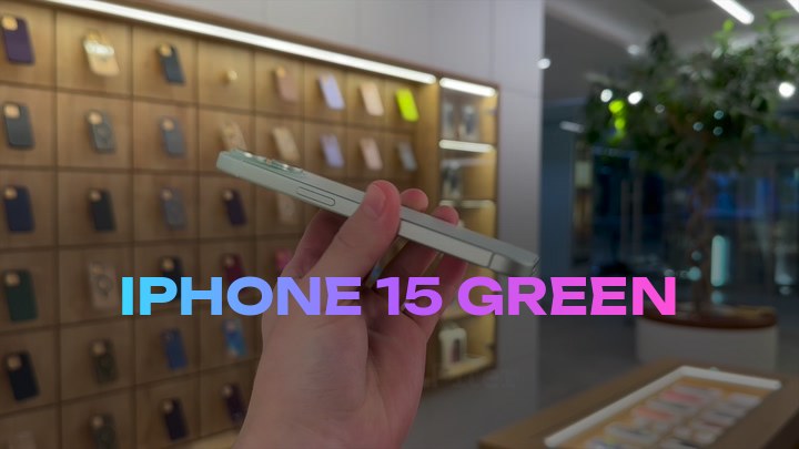 iPhone 15 Green