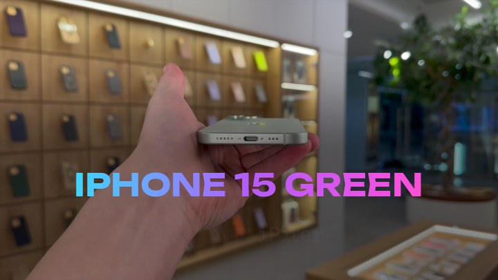 iPhone 15 Green