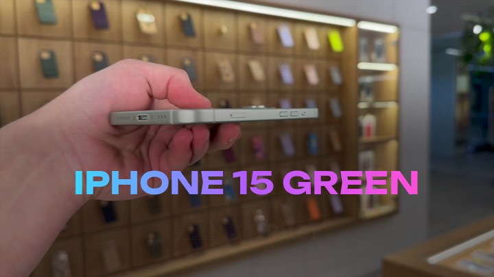 iPhone 15 Green