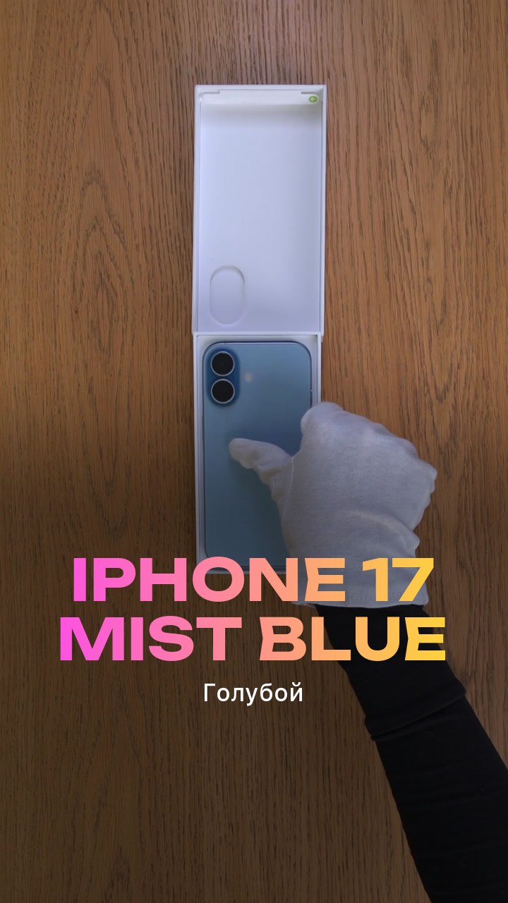 Apple iPhone 17 Mist Blue (Голубой) Nano-sim + eSim