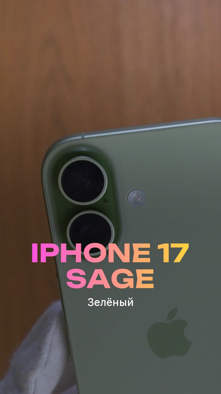 Apple iPhone 17 256Gb Sage (Зелёный) Nano-sim + eSim