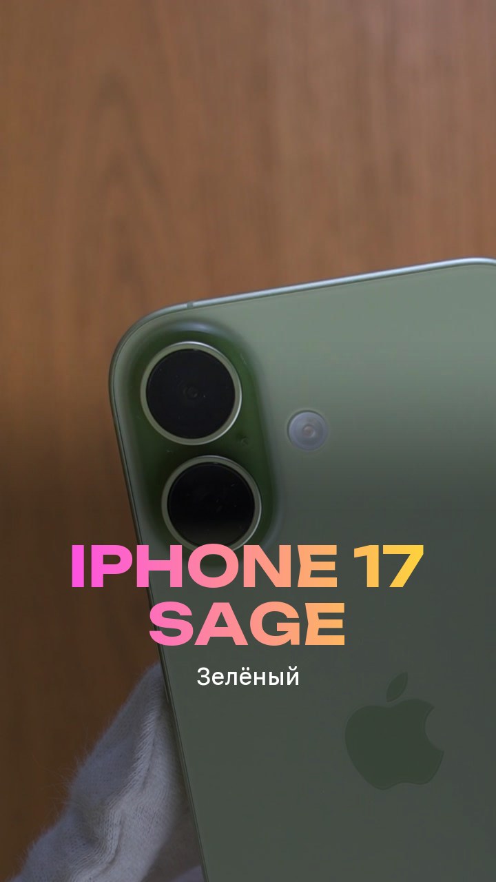 Apple iPhone 17 256Gb Sage (Зелёный) Nano-sim + eSim